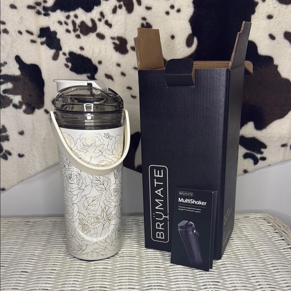 BrüMate Enchanted Rose MultiShaker-NWT